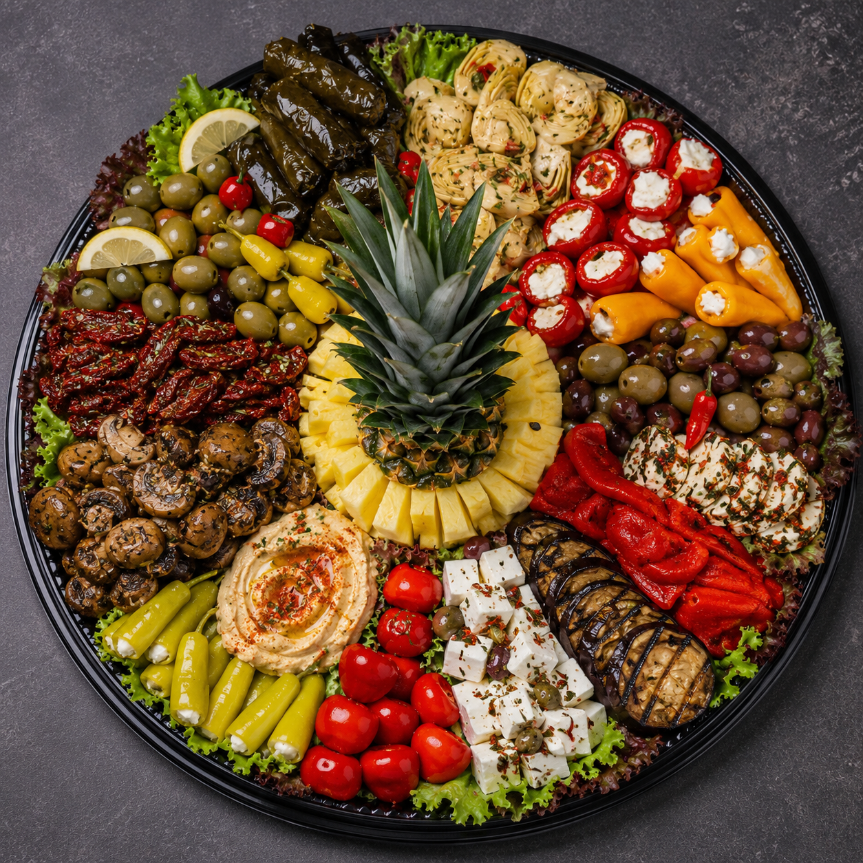 Mediterrane Antipasti-Platte